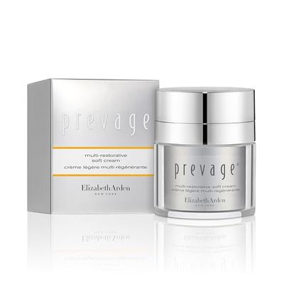 Elizabeth Arden PREVAGE Lightweight Multi-Restorative Soft Cream, Hydrating, 1.7 Fl Oz (Pack of 1)
