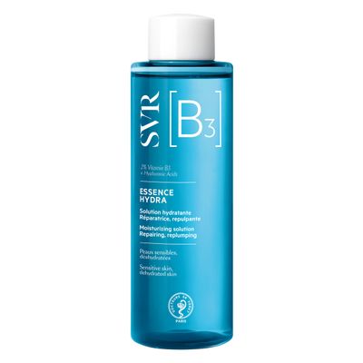 SVR [B3] Hydra Face Essence - Soothe, Smooth and Hydrate for 24hrs - 2 Niacinamide Hyaluronic Acid Moisturizing Hydrating Toner for Dehydrated Dry, Sensitive Skin. Fragrance Free, 5 fl.oz.