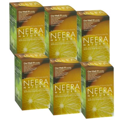 Neera Natural Family A Pack Master Cleanse Diet - 7 Day Cleanse Colon Cleanser Detox Master Cleanse Lemon Cayenne Maple Detox Metabolism Booster Detox Cleanse, 6 One Week Detox Kits