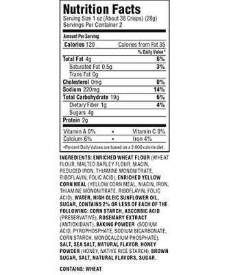 Farmer's Pantry Honey Butter Cornbread Crisps, Honey Butter, 2 Ounce (Pack of 8)
