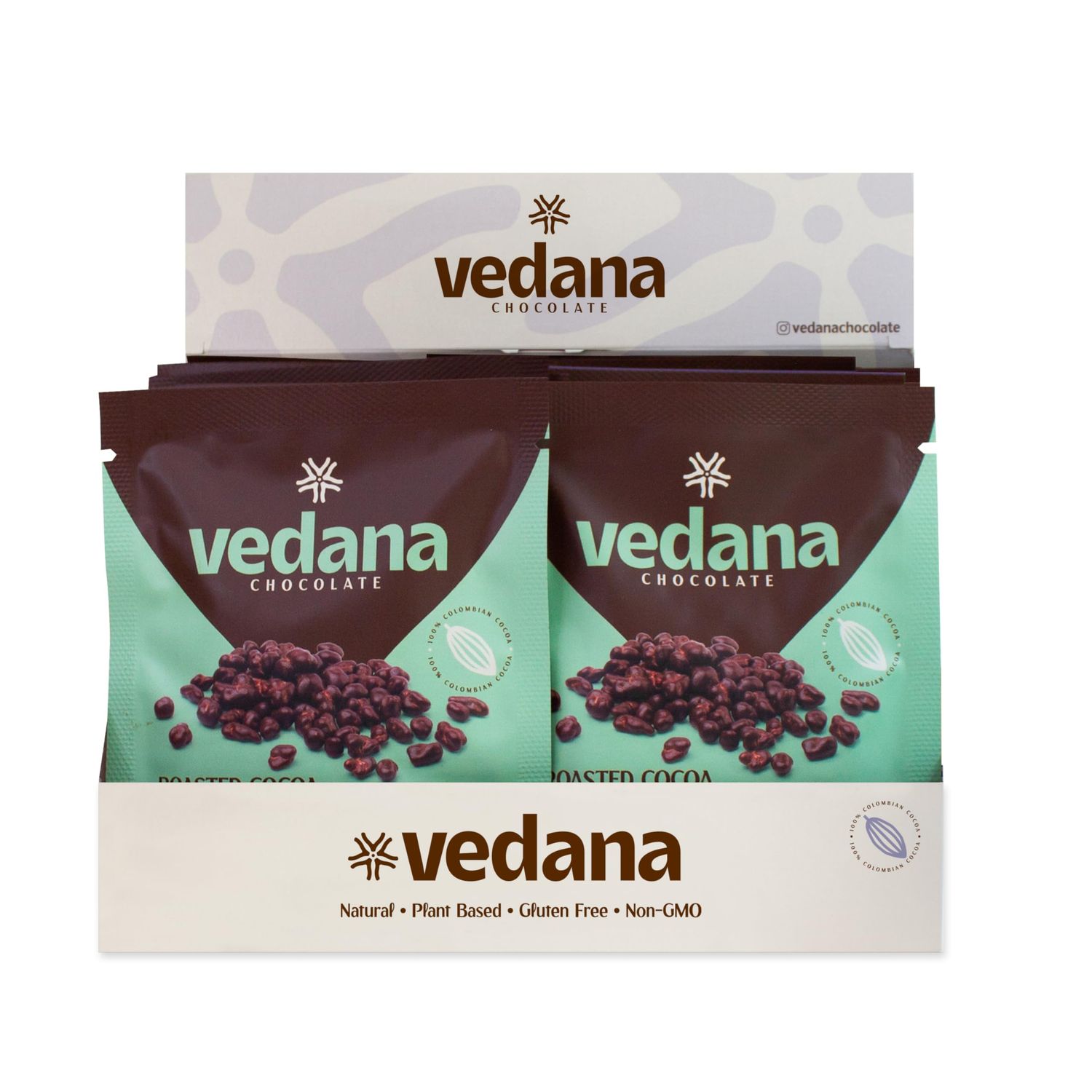 Extra Dark Chocolate Vegan, Crunchy, Indulgent, Natural, and Antioxidant-Rich - The Ultimate Guilt-Free Everyday Sweet Treat (40 grams, Roasted Cocoa Nibs)