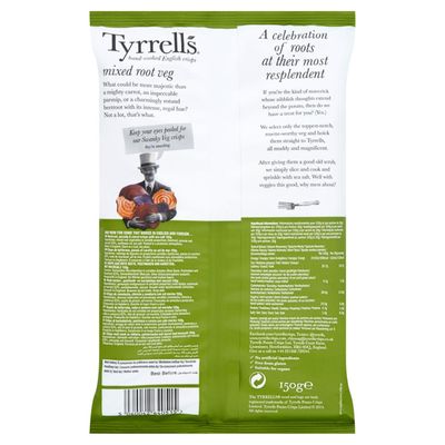 Tyrrells Chips Mixed Roots 150 g