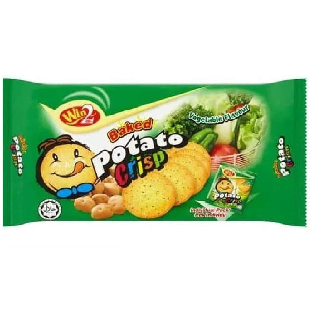 Win2 Potato Crisp Crackers 240g (628MART) (Vegetable Flavour)