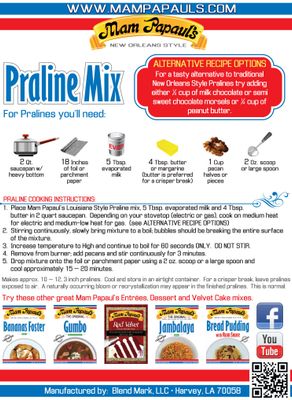 Mam Papauls Praline Mix, 10 oz