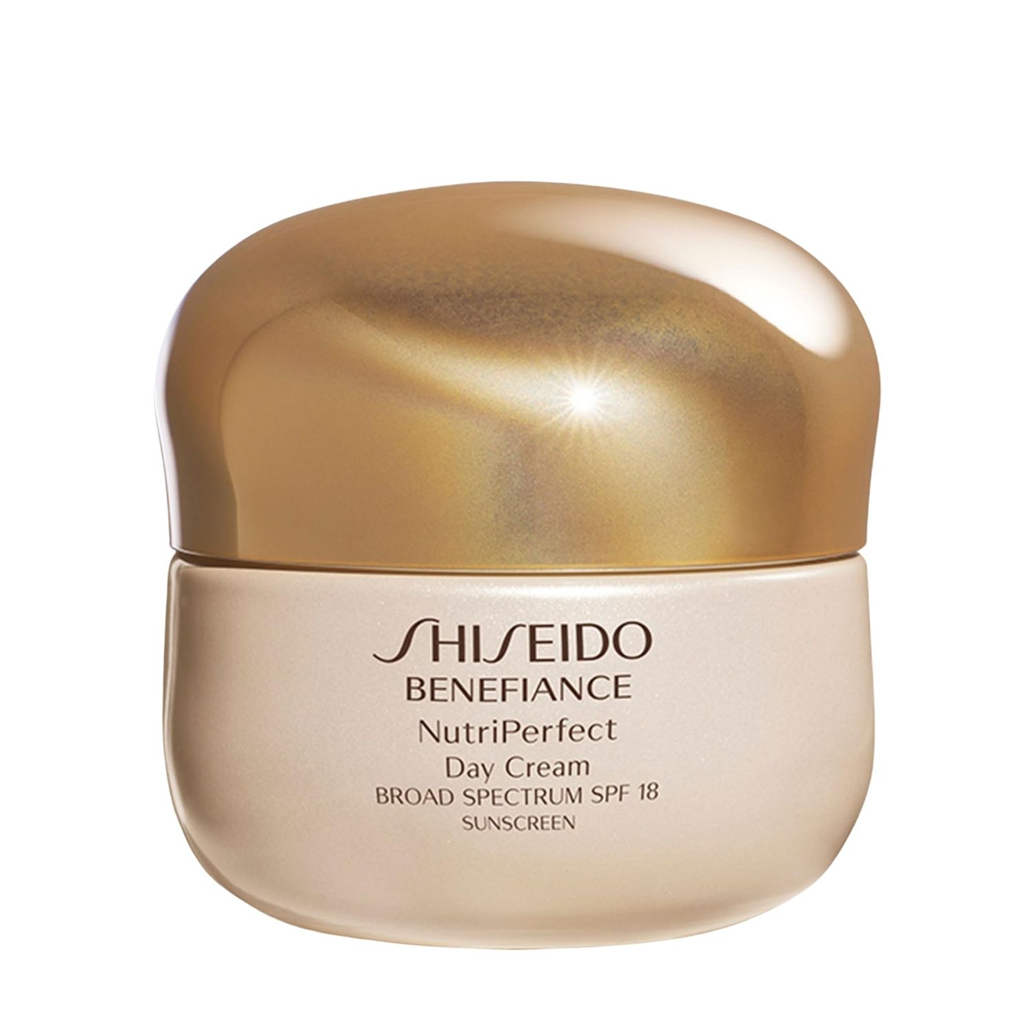 Shiseido Benefiance NutriPerfect Day Cream - 50 mL - Broad-Spectrum SPF 18 Moisturizer for Mature Skin - Reduces Look of Wrinkles, Age Spots Uneven Skin Tone