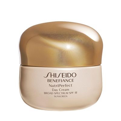 Shiseido Benefiance NutriPerfect Day Cream - 50 mL - Broad-Spectrum SPF 18 Moisturizer for Mature Skin - Reduces Look of Wrinkles, Age Spots Uneven Skin Tone