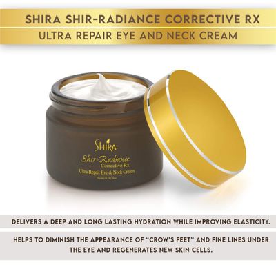 Shira Shir-Radiance Corrective RX Ultra Repair Eye and Neck Cream Leaves Skin Eventone Nourished HydratedHelpful for Normal to Dry Skin Types (30ML)