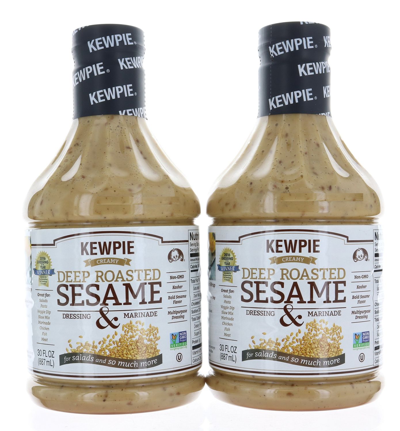 Kewpie Creamy Deep Roasted Sesame Dressing Marinade, 30 Fluid Ounce (2 Pack)