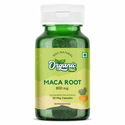 ORGANIC ZING Maca Root Black, Red, Yellow It is a Natural Remedy That can be Used to Treat Certain Health Issues - 800 mg per Serving (30 Capsules) Pack of 1