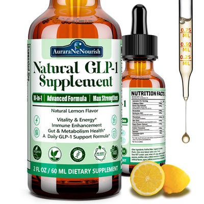 Natural GLP-1 Supplement Support GLP Activate, High Fiber Berberine HCI GLP1 Supplement for Women Men w. Green Tea, Bromelain Chromium Support Gut, Metabolism Health, Immune Energy