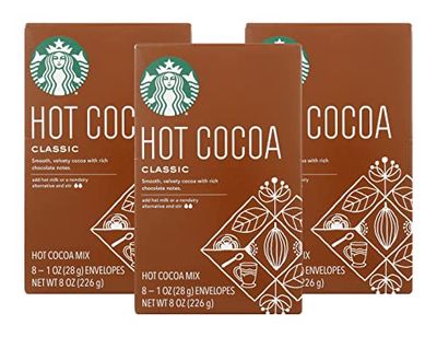 Starbucks Classic Hot Cocoa (Classic, 8 Count (Pack of 3), 24.0 Ounce, 300.0 milliliters