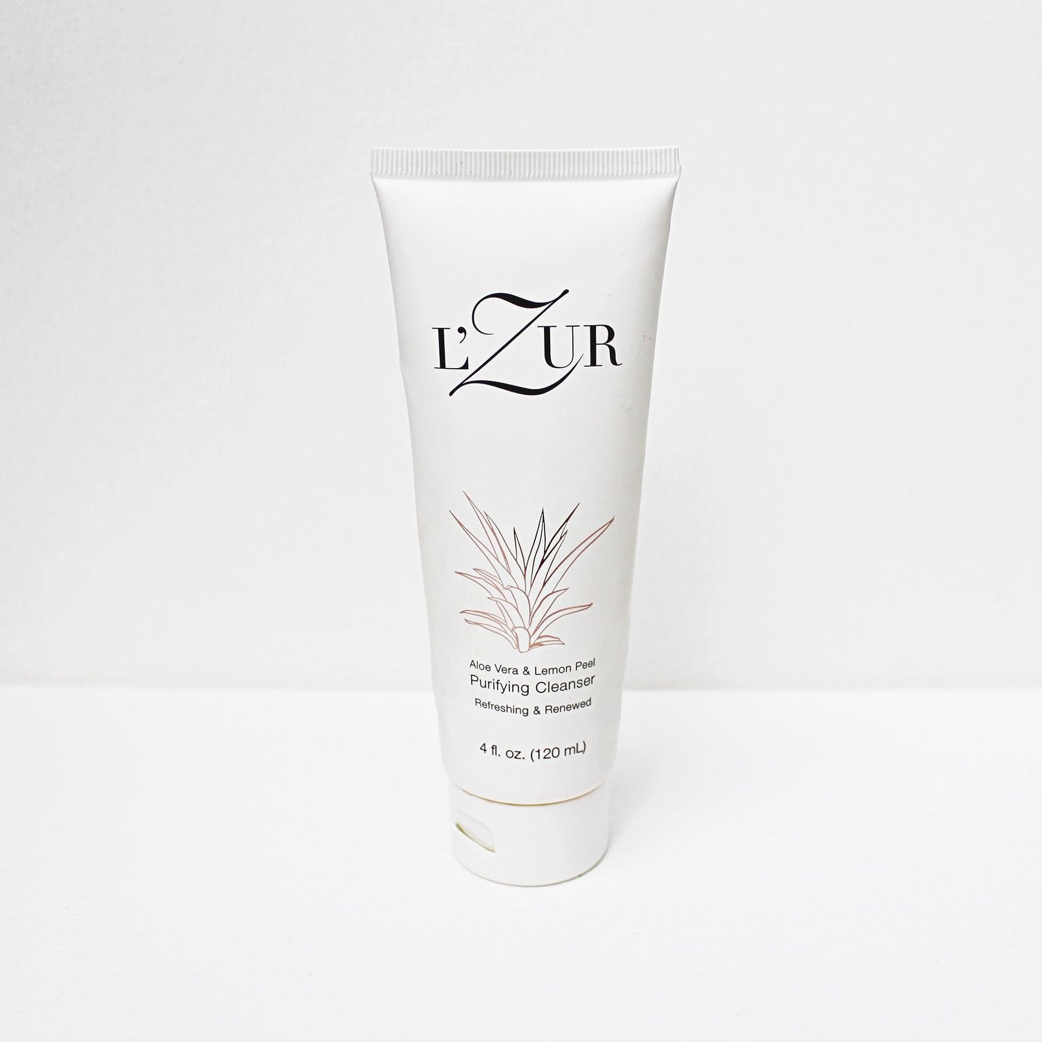 L Zur Aloe Vera Lemon Peel Purifying Cleanser for Women Facial Age Defender Natural ingredients 4 - Fluid Ounce