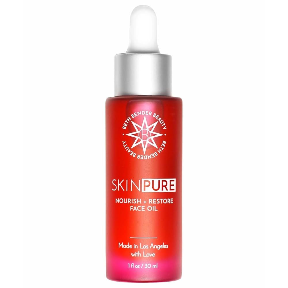 Beth Bender Beauty SKINPURE Glow To The Power of Vitamin C Face Oil - Anti Aging and Anti Wrinkle Formula - 1 Fl Oz