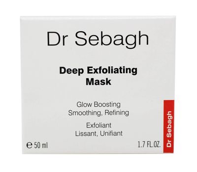 Dr Sebagh Deep Exfoliating Mask Luxury Hydrating Face Mask Gentle Exfoliation for Smooth and Radiant Skin Anti-Aging, Anti-Stress Clears and Evens Skin Tone - 50ml