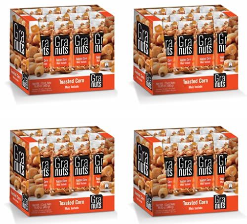 Granuts Toasted Corn Mouth-Watering Crunchy Corn Baked to Perfection On-the-Go Snack 4 Packs of 1.41 Oz (48 Inner Packs)
