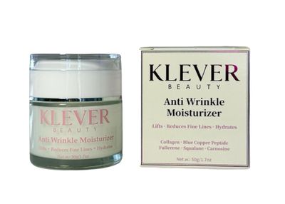 KLEVER Beauty Anti Wrinkle Moisturizer with Collagen and Blue Copper Peptide