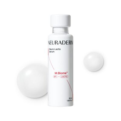 NEURADERM Neuro Lacto Serum Advanced Anti-Aging Formula with Peptide Probiotic Complex Clinically Clean, Non-Irritating for Sensitive Skin 1.69 fl. oz