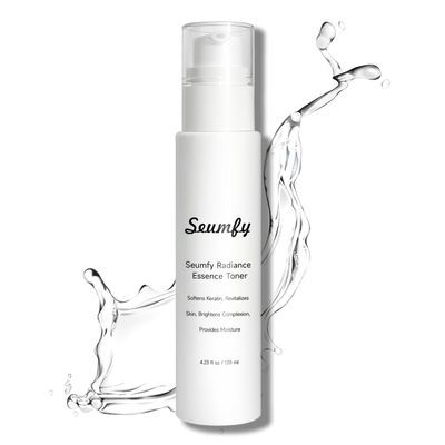 SEUMFY Collagen Booster Essence Toner Serum Anti Wrinkle Hydrating Face Exfoliator Serum Toner Essence with Multiple Natural Extracts for All Skin Types,120ML4.28 Fl.Oz