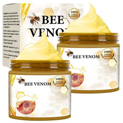 Bee Venom Cream, New Professional Bee Venom Repair Cream, Hydrating Moisturizing CreamSuitable for all skin types in men and women 2Pc