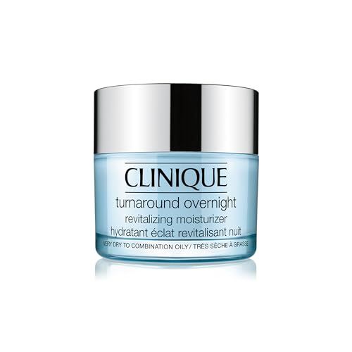 Clinique Turnaround Overnight Revitalizing Moisturizer Face Cream Hydrating Plumping, 1.7 Fl Oz
