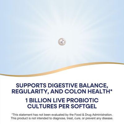 Nature's Way Complete Probiotic Pearls, Supports Digestive Balance, 1 Billion Live Culture, Supplement for Men and Women, No Refrigeration Required, 30 Softgels (Packaging May Vary)