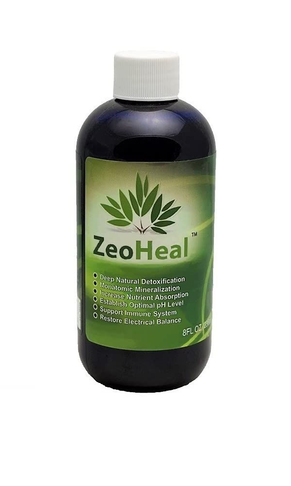 Living Foods USA ZeoHeal - Humic and Fulvic Acid Mineral Supplement 8 Fluid Ounce (2-Pack)