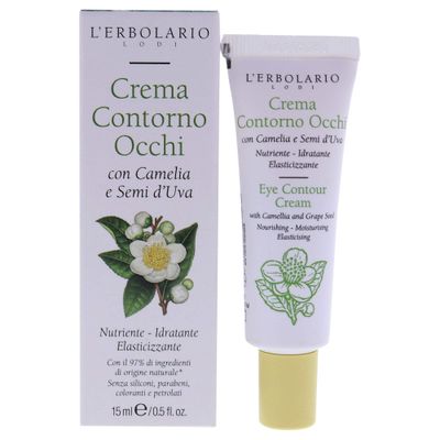 L&#39;Erbolario Eye Contour Face Cream - Wearable For The Delicate Areas Of The Face - Rich In Active Ingredients - Boosts Skin&#39;s Elasticity - Ensures Protection And Nourishment - Perfume Free - 0.5 Oz