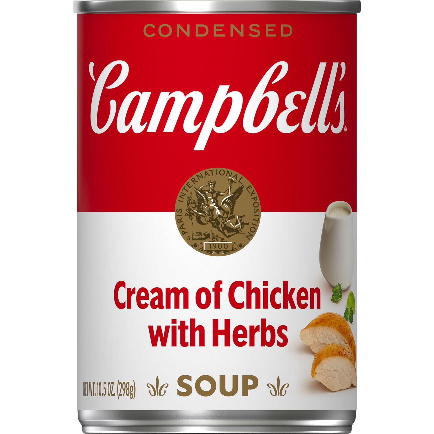 Campbell&#39;s Condensed Cream of Chicken Soup With Herbs, 10.5 oz Can