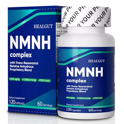 HEALGUT High-Purity NMN Supplement Alternative Liposomal NMNH wResveratrol Betaine - Reclaim Women&#39;s Innate Radiance - 120 Capsules for Anti-Aging, Energy, Focus