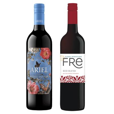 Non Alcoholic Wine 2 Pack Ariel Cabernet Sauvignon and Fre Red Blend Business Holiday Gift Ideas Sampler Pack