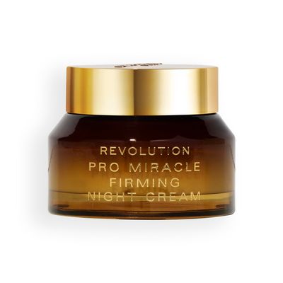 Revolution Pro Miracle Vegan Collagen Night Cream, Hydrating Moisturizer, Smooths Firms Skin with Vegan Collagen Squalene, Vegan Cruelty-Free, 1.69 fl oz