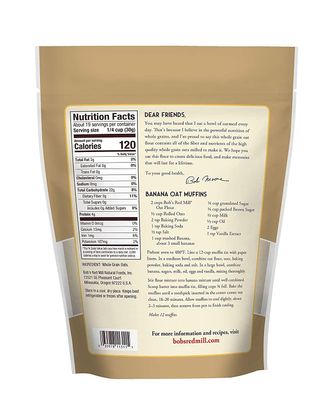 Bob's Red Mill Flour Oat, 22-ounces (Pack of4)