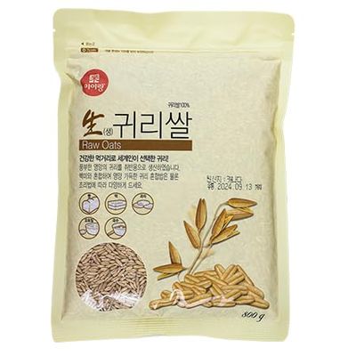 Whole Dried Oats, 1.76 lbs, 800g