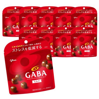 Glico mental balance chocolate GABA lt; Milk gt; stand pouch 51g 10 bags