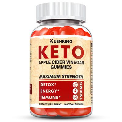 Keto ACV Gummies - Apple Cider Vinegar with Mother, Metabolism Support- with Vitamin B6 B12 - Vegan, Non-GMO - Supports Daily Wellness - 60 Count