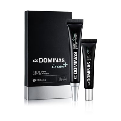 DOMINAS Cream Plus - Advanced Korean Cream for Even Skin Tone and Skin Elasticity. Niacinamide, Panthenol, Urea, Trehalose TECA (Travel Kit, 0.70.35oz)