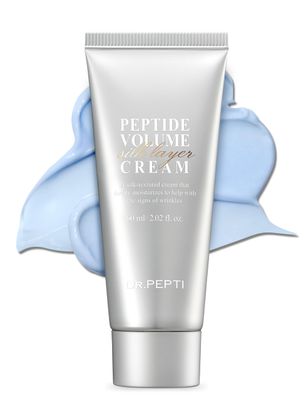 DR.PEPTI Peptide Volume Silk Layer Cream Skin Tightening Cream for Face K Beauty Skin Booster Moisturizer Face Cream Centella Asiatica Collagen Peptide Face Cream Face Firming Cream 2.02 fl oz