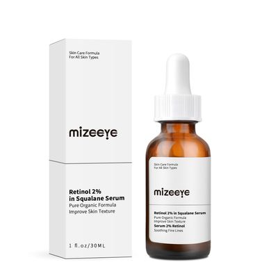 Retinol 2 in Squalane Serum For Face, 30ML Anti Aging Retinol Serum For Fine Lines Acne, Dry Skin, Moisturizing.