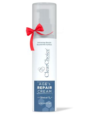 Clear Choice AGE s Repair Cream1.7oz - Advanced Anti-Aging Cream for Wrinkles, Uneven Tone, Texture, Collagen Boosting Peptides, Hydrating Gentle for Sensitive Skin