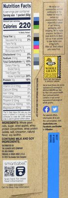 Quaker Instant Oatmeal, Protein Apple Cinnamon, 10g Protein,6 count(pack of 6)