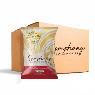 Symphony Chips Gourmet Potato Chips, All-Natural and Non-GMO, Handcrafted with Bold Seasonings, Crunchy and Flavorful Party Mix Chips, Gluten-Free Snacks, (Pack of 9, 1.5 oz, Original)