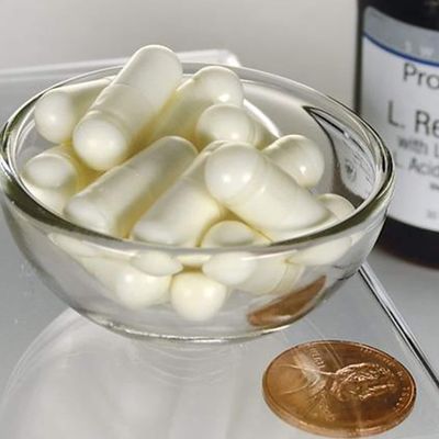 Swanson L. Reuteri Probiotic Plus wL. Rhamnosus L. Acidophilus FOS Prebiotic Digestive Support - Promotes Gut Health w 7 Billion CFU per Capsule - (30 Veggie Capsules)