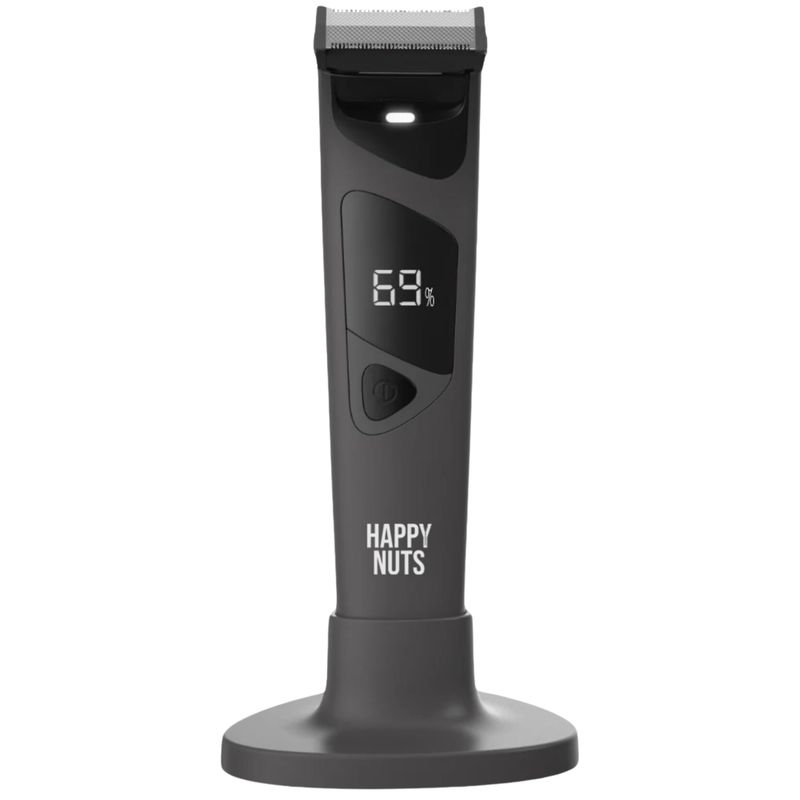 HAPPY NUTS The Ballber Pro Electric Groin Body Hair Trimmer for Men - Mens Body Groomer Kit for Privates - Waterproof Shaver for Hard to Reach Areas