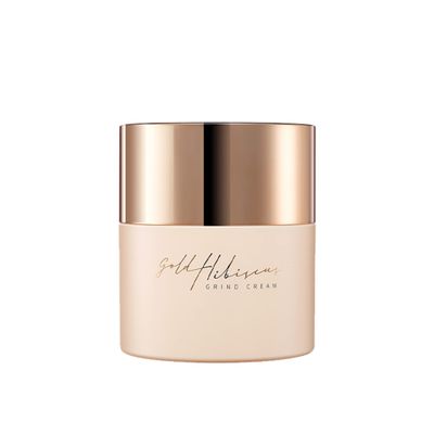 MEIDEME Gold Hibiscus Nourishing Grind Cream - In-Depth Hydration with Plant-Derived Collagen Face Cream, Skin Moisturizing Cream, Farm-to-Me Korean Skin Care, Vegan Cruelty-Free (1.58 Oz)