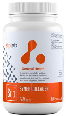 ATP LAB Syner Collagen 120 caps Formerly Collagenik. Collagen Regeneration Formula 79 More Effective Than glucosamine