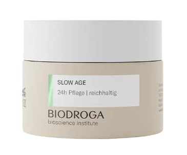 Biodroga Bioscience Institute Slow Age 24h Care Rich 50 ml - Anti-Ageing Moisture, Reduces Lines Wrinkles, Gives Energy - With Black Forest Complex for Vital Skin