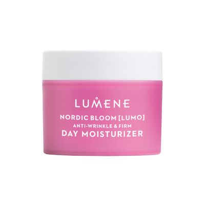 Lumene Nordic Bloom [Lumo] Anti-Wrinkle Firm Day Moisturizer - Anti Aging Cream for Visibly Firm, Radiant Smooth Skin - Formulated with Pre-Retinol Complex Lingonberry Extract (1.7 oz)