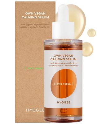 HYGGEE Own Vegan Calming Serum - Intensive Soothing Face Serum - Highly Concentrated Formula with Sophora Flavescens Extract, Hyaluronic Acid and Panthenol - Moisturizing Ampoule Skincare 1.69 fl.oz.