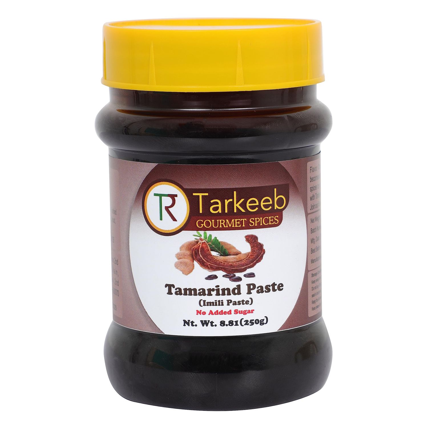 Tarkeeb Tamarind Paste (Imli) -Tamarind Concentrate 8.81 oz (250g) No added sugar All Natural Vegan Gluten Free No Colors NON-GMO Indian Origin