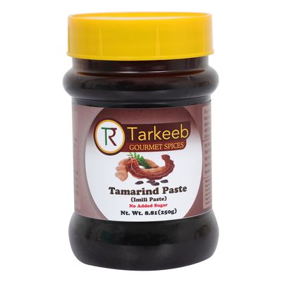 Tarkeeb Tamarind Paste (Imli) -Tamarind Concentrate 8.81 oz (250g) No added sugar All Natural Vegan Gluten Free No Colors NON-GMO Indian Origin